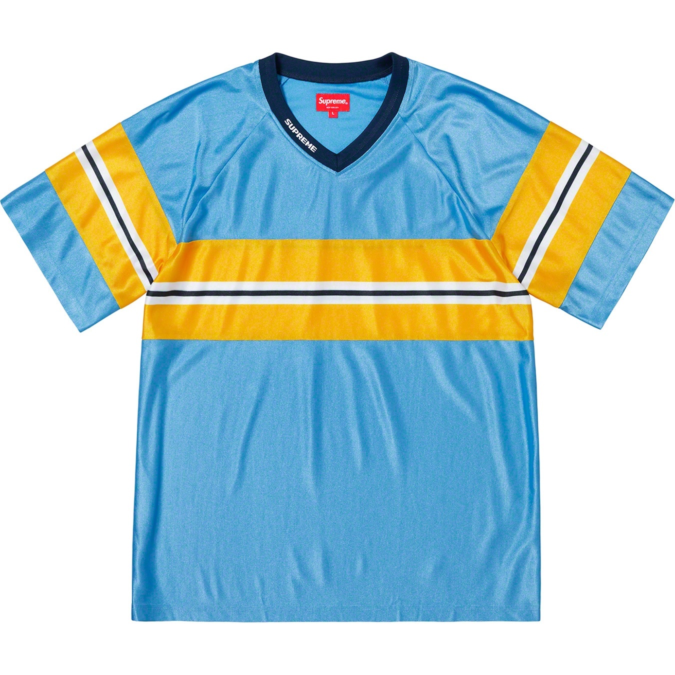 Dazzle Chest Stripe S/S Top view 3